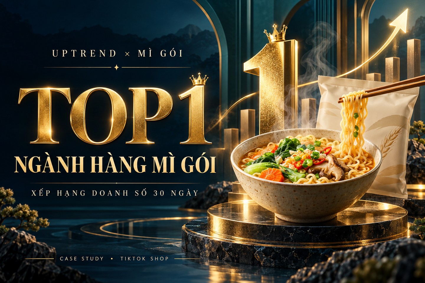 Uptrend × Mì Gói: Chinh Phục Top 1 Ngành Hàng Trên TikTok Shop — ảnh minh họa
